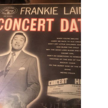 FRANKIE LAINE: concert date MERCURY FRANKIE LAINE: conc...
