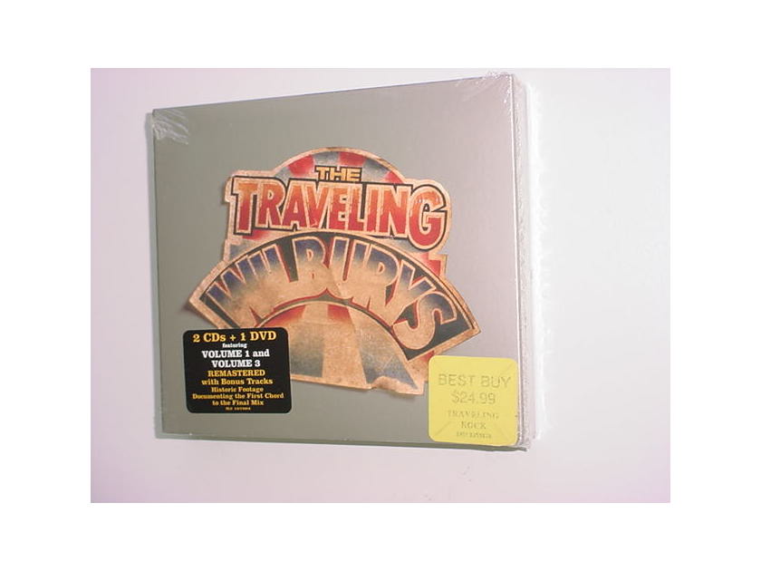 SEALED Double cd dvd set - The Traveling Wilburys collection  volume 1 and volume 3