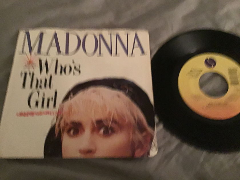 Madonna  Who’s That Girl 45 With Picture Sleeve