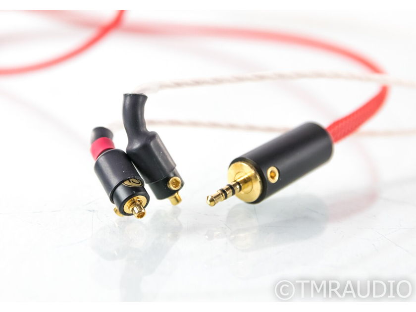 WyWires Red Series Balanced Headphone Cable; 4ft IEM Cord; MMCX Connectors (25560)