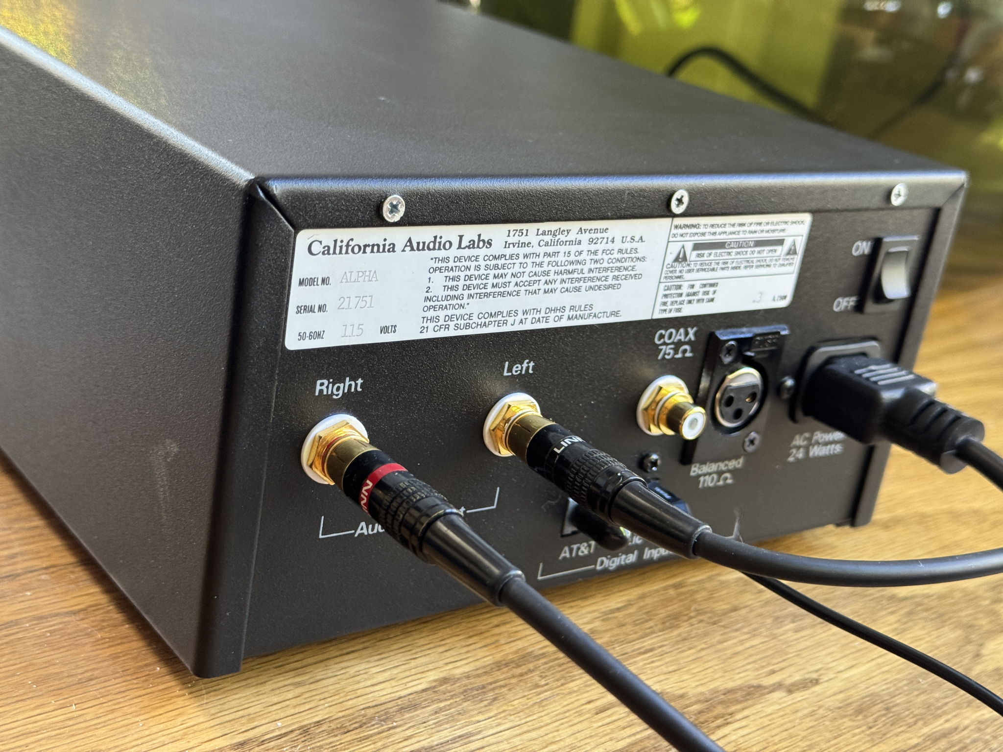 California Audio Labs Alpha 3