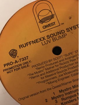Ruffnexx Sound System ‎– Luv Bump ( VINYL ) PROMO Ruffn...