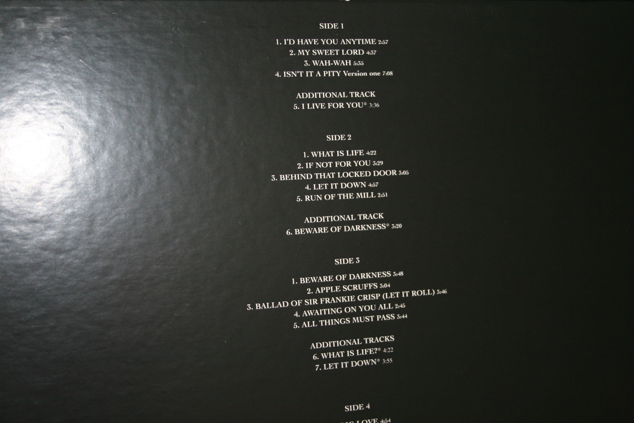 George Harrison -  All Things Must Pass Box Set 180G 4