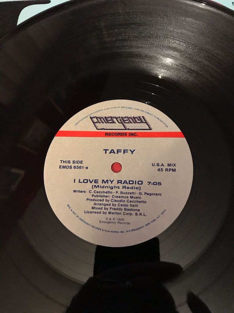 Taffy ‎– I Love My Radio Taffy ‎– I Love My Radio 3