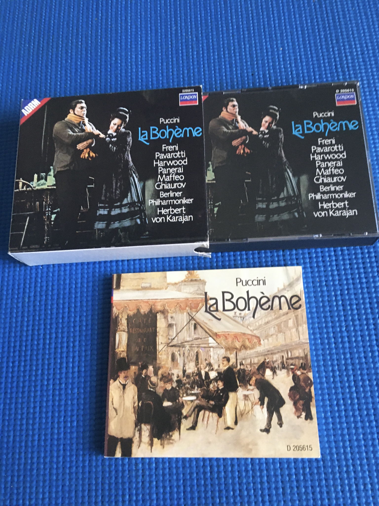 London Puccini La Boheme Herbert Von Karajan  Berliner ...