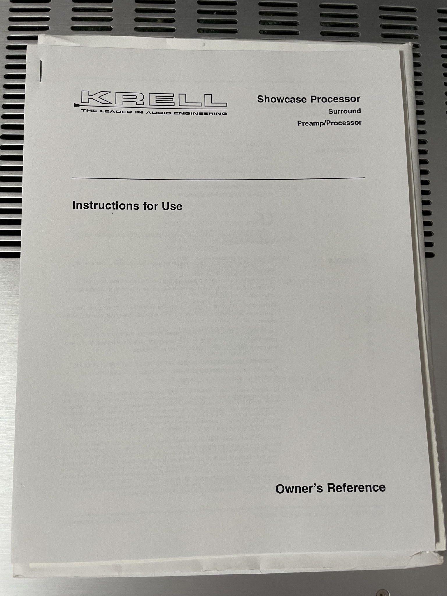Krell Showcase 5 5