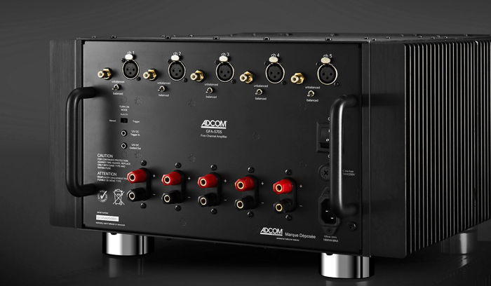 ADCOM GFA-5705, the latest CLASS A/B multichannel ampli...