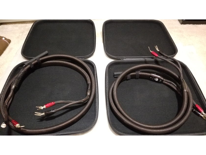 AudioQuest Oak speaker cables 7ft.  no fees