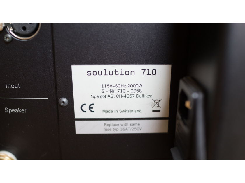 Soulution 710 Power Amplifier