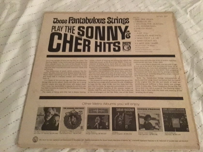 Those Fabulous Strings Stereo LP Play The Sonny & Cher Hits