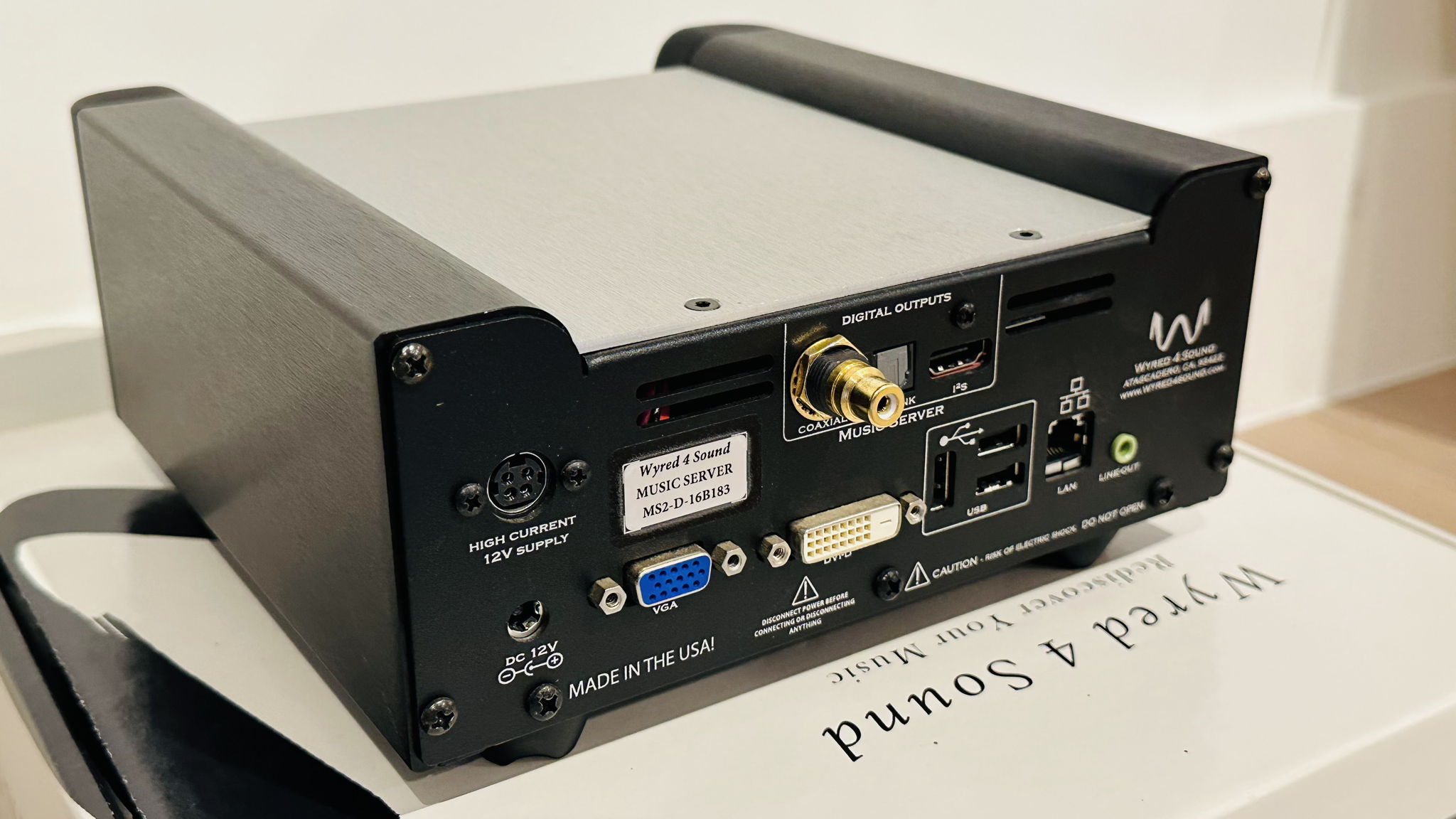 Wyred 4 Sound MS2-D-16B183 Music Server 3TB Silver Work... 8