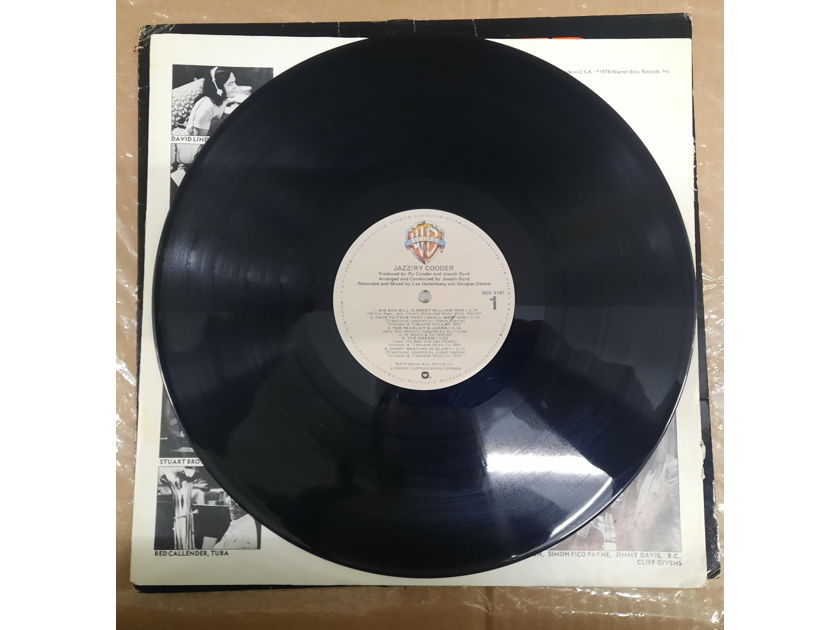 Ry Cooder – Jazz 1978 EX- PROMO MEDIA KIT VINYL LP Warner Bros. BSK 3197
