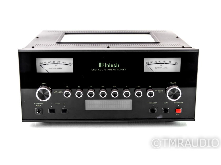 McIntosh C52 Stereo Preamplifier / DAC; Remote; C-52; MM / MC Phono (19957)
