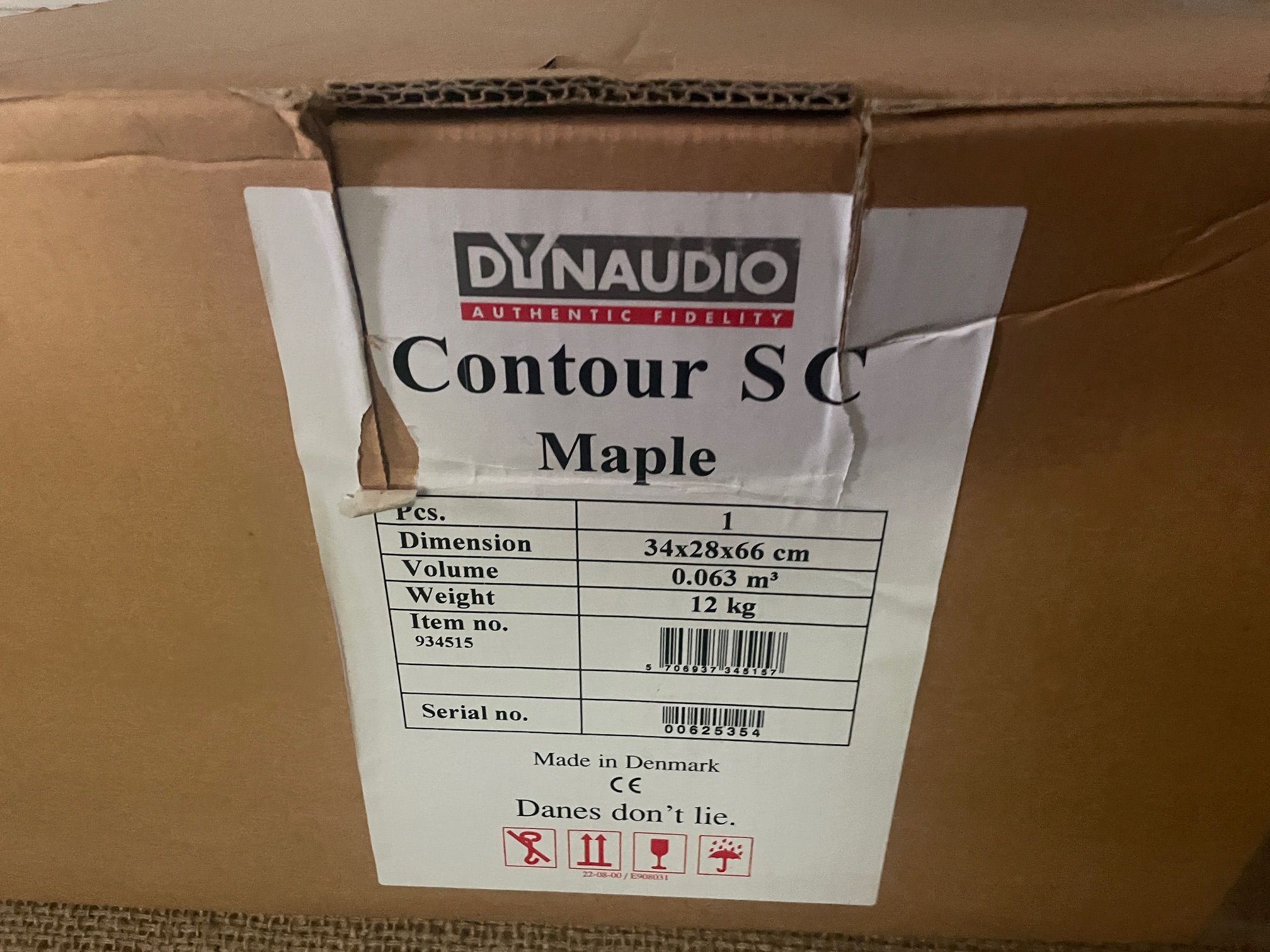 Dynaudio Contour SC Center Channel Speaker Maple 9