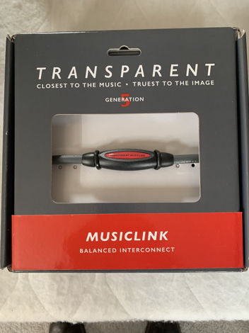 Transparent Audio Balance MusicLink(BML1) Gen5 Intercon...