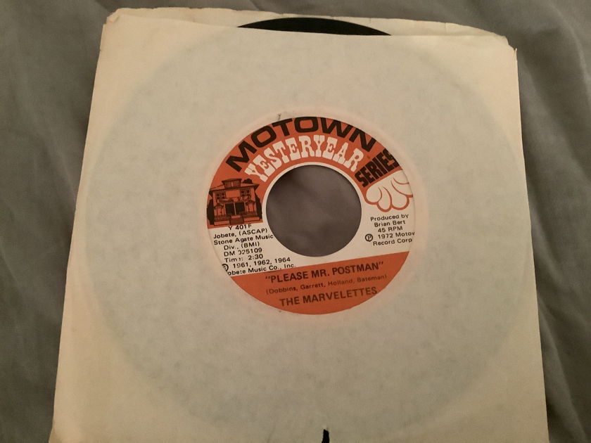 The Marvelettes Motown Yesteryear 45 Single  Please Mr. Postman/Twistin’ Postman