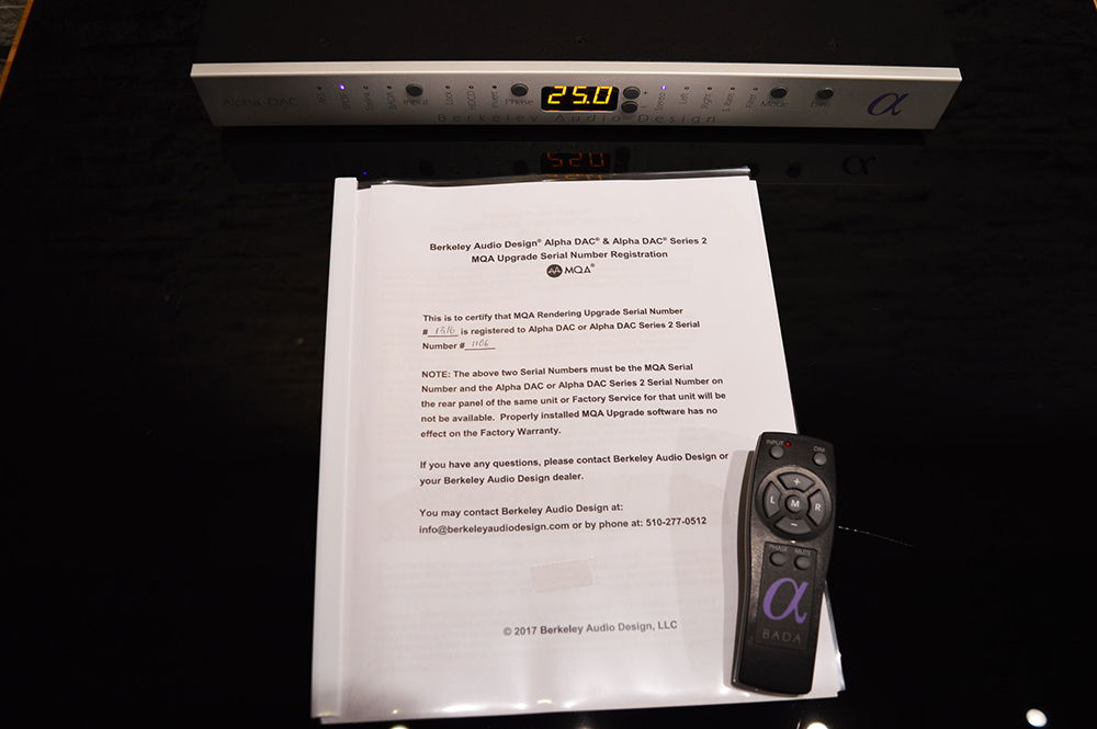 Berkeley Audio Design Alpha DAC Series 1 w/MQA Upgrade 5