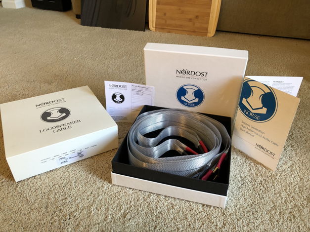 Nordost Tyr 2 Single Wire Speaker Cables 2.0m W/Banana ...