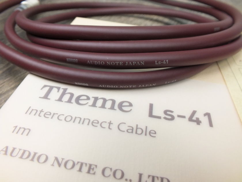 Kondo Theme LS-41 silver interconnects RCA 1,0 metre