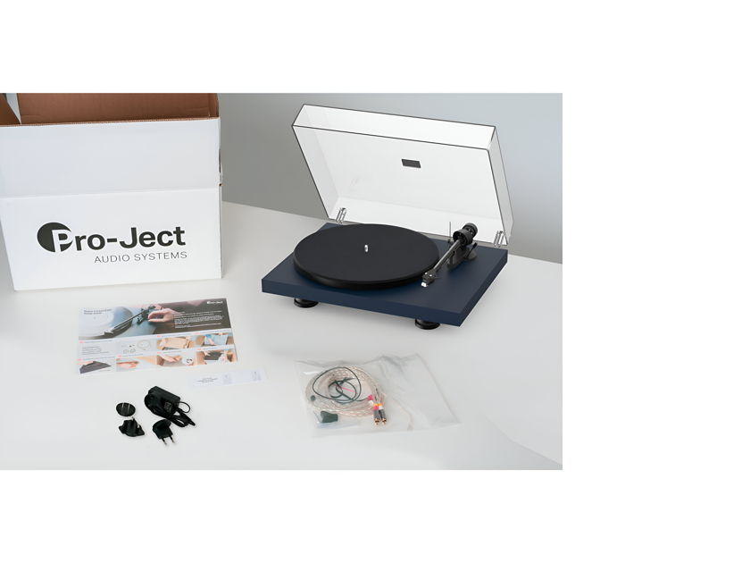 Pro-Ject Debut Carbon EVO Turntable with Rainier Cartridge in Satin Walnut