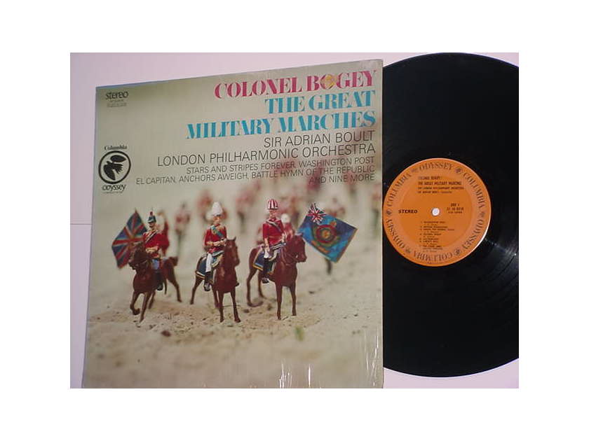 Colonel Bogey Sir Adrian Boult lp record The Great Military Marches