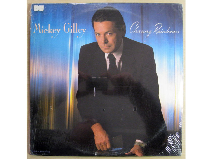 Mickey Gilley - Chasing Rainbows 1988  SEALED Vinyl LP Airborne Records AB-0103