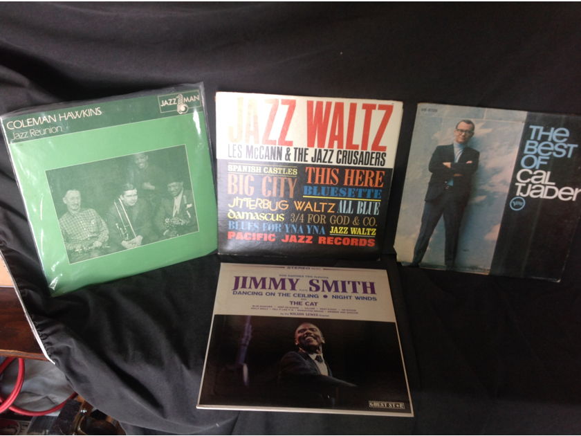 Coleman Hawkins, Les McCann, Cal Tjader,  - Jimmy Smith - Lot of 4 LPs