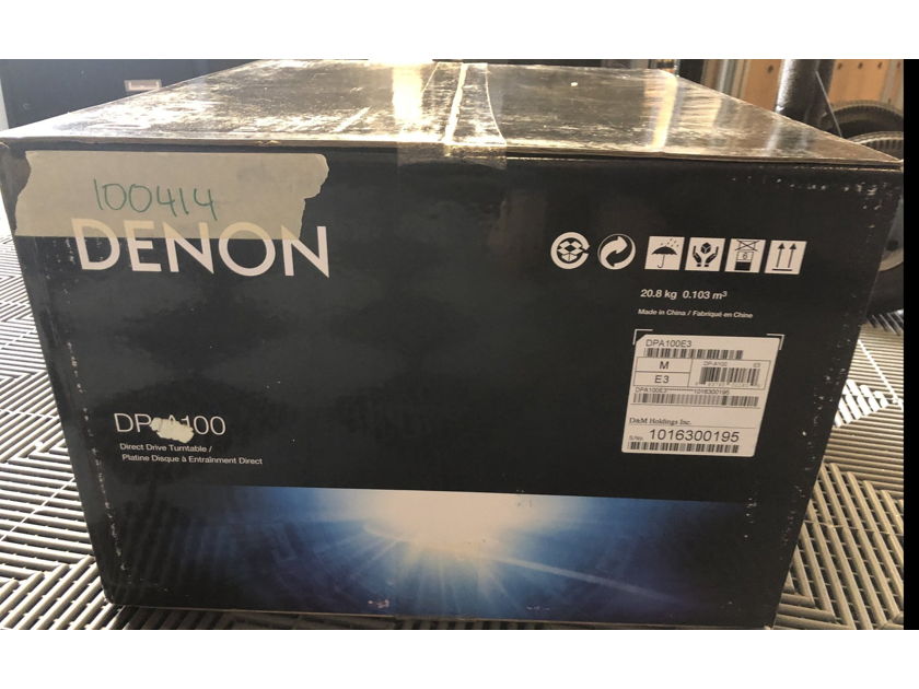 Denon DP-A100 - 100th Anniversary Limited Edition Turntable NEW - Sealed Box - Very Rare