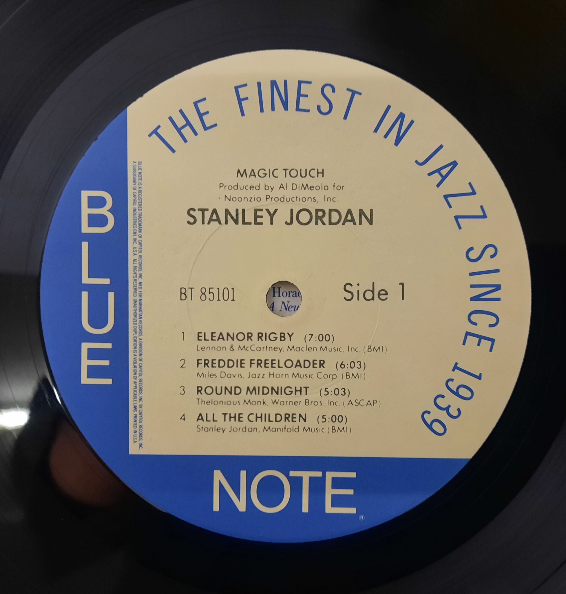 Stanley Jordan - Magic Touch 1985 EX+ ORIGINAL VINYL LP... 6