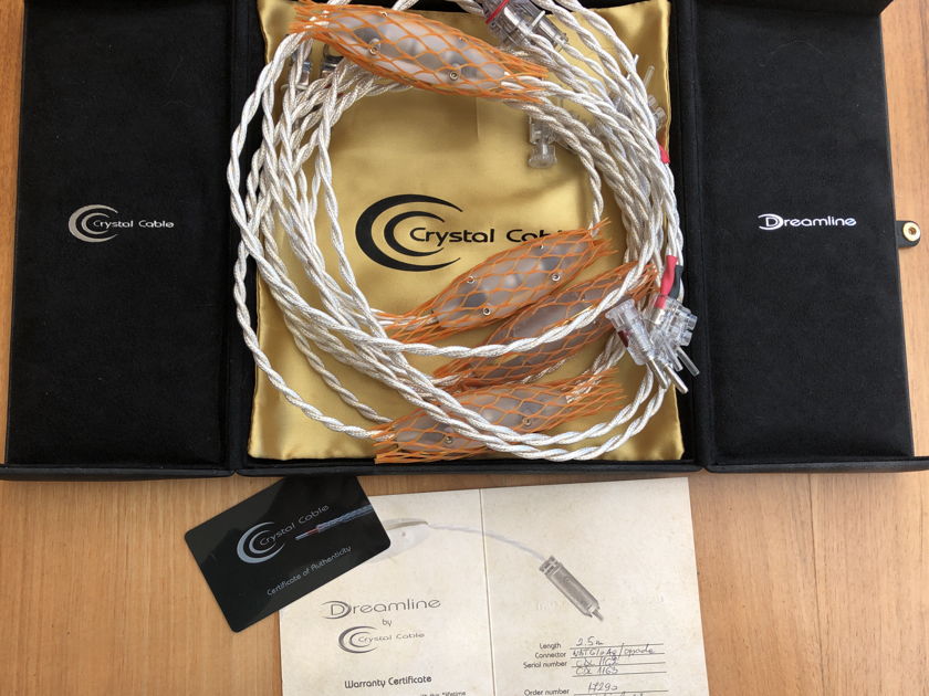 Crystal Cable CrystalSpeak DREAMLINE Speakercables 2.5m