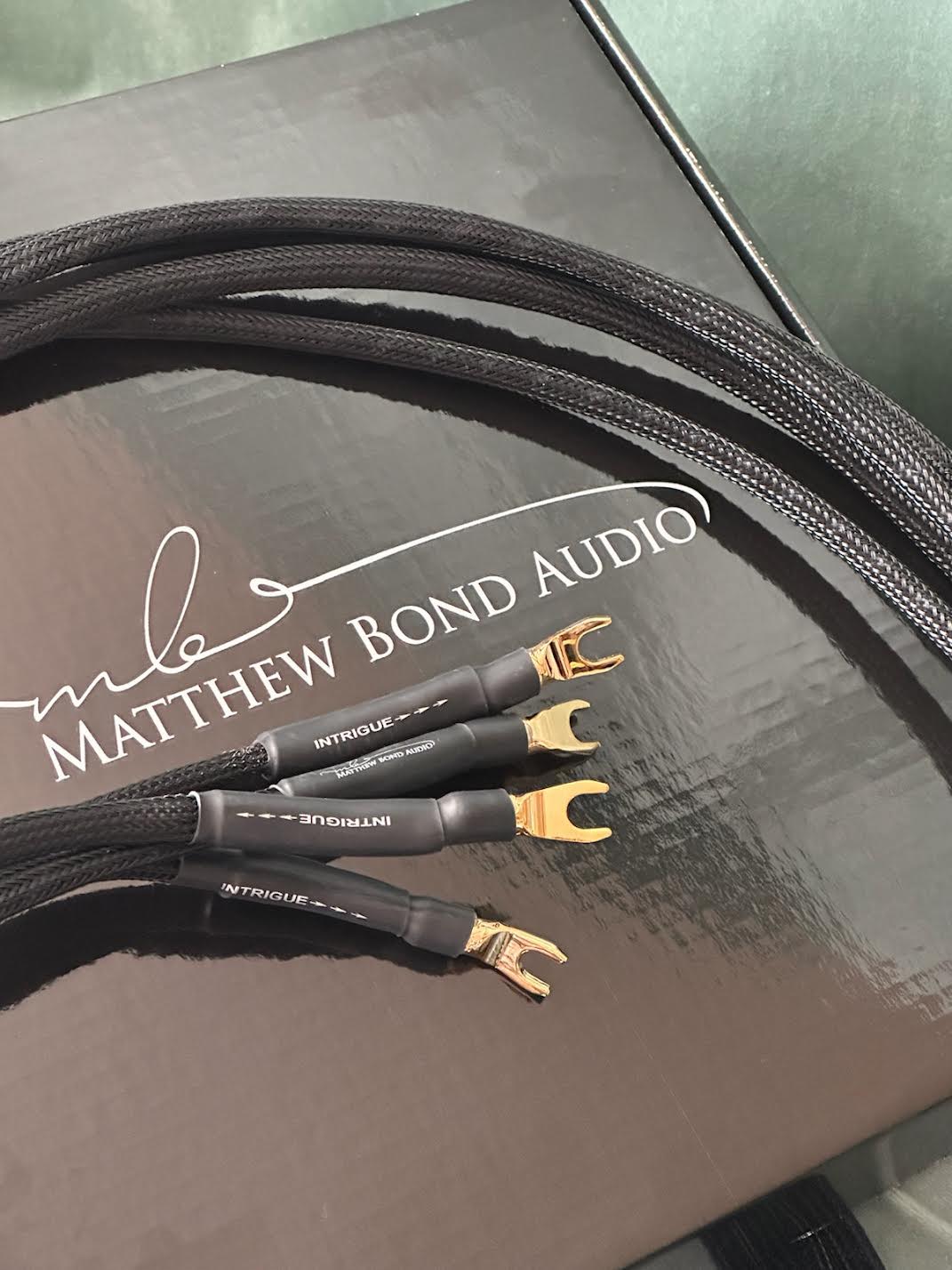 Matthew Bond Audio Intrigue Speaker Cable 10ft pair