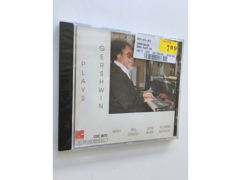 Roland Hanna quartet sealed cd  Play’s Gershwin 1993 LRC LTD cDC 9073