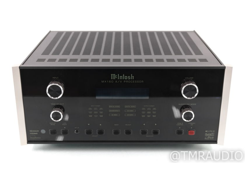 McIntosh MX160 11.1 Channel Home Theater Processor; 4K UHD; Dolby Atmos; Auro 3D (21897)