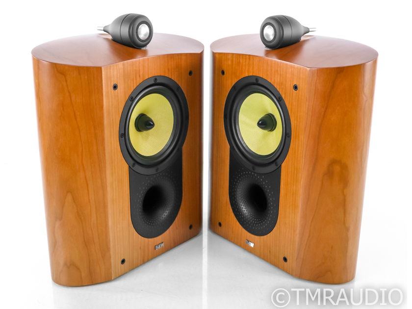 B&W Nautilus SCM1 Surround Speakers; Cherry Pair; SCM-1; Wall Mounts (37766)