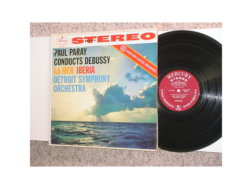 MERCURY Living Presence SR 90010 lp record - Paul Paray conducts Debussy La Mer Iberia detroit symphony orchestra SEE ADD