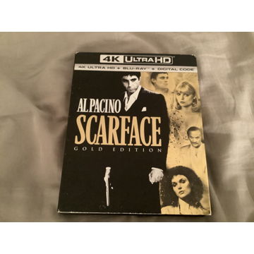 Al Pacino Scarface 4K Ultra HD + Blu Ray DVD  Scarface