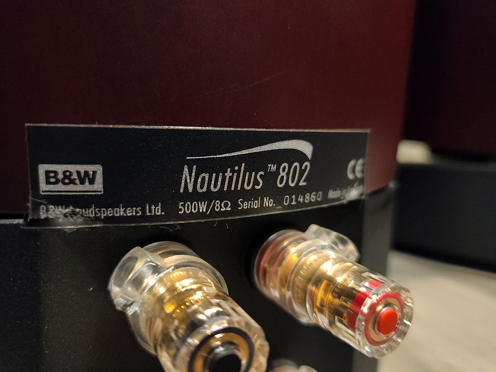 B&W (Bowers & Wilkins) Nautilus 802  - Dark Red Cherry,... 10