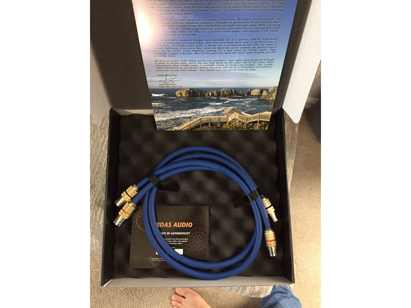 Cardas Audio Clear 1m XLR interconnects - mint customer trade-in