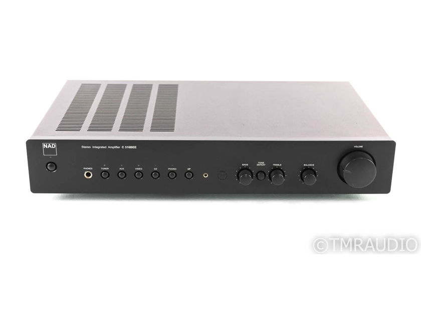 NAD C 316BEE Stereo Integrated Amplifier; C316-BEE; MM Phono (No Remote) (26229)