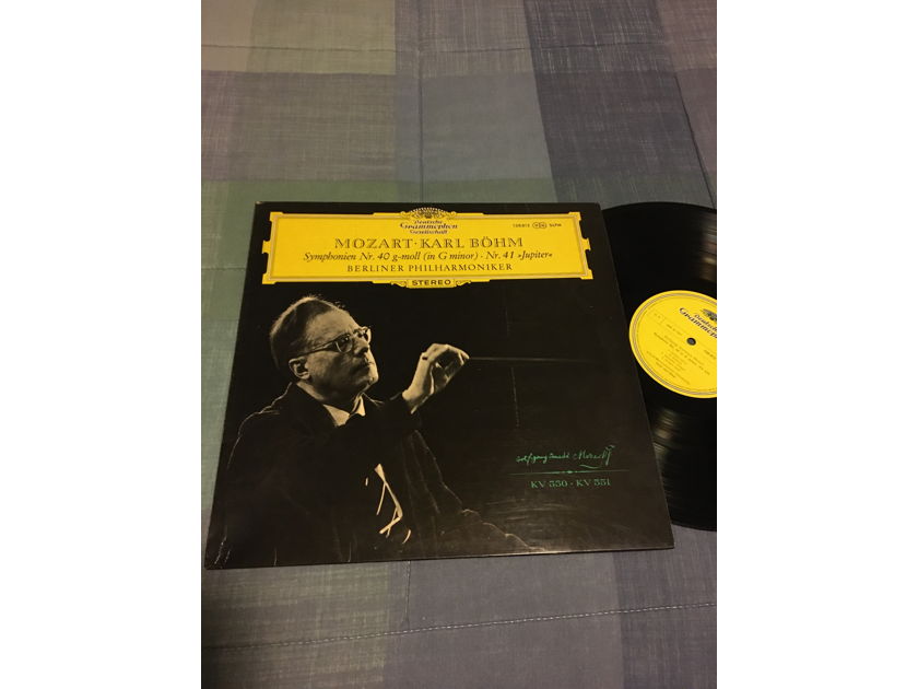 Deutsche Grammophon Mozart Karl Bohm Berliner  Symphonies Nr 40 G-Moll in G minor Nr 41 Jupiter LP