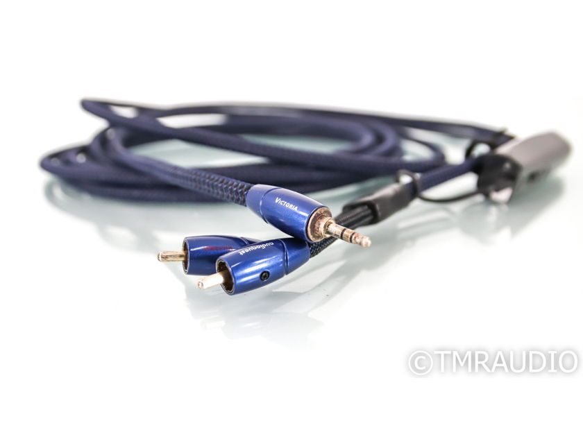 AudioQuest Victoria 3.5mm to Dual-RCA Auxiliary Cable; 5m Stereo Interconnect (50937)