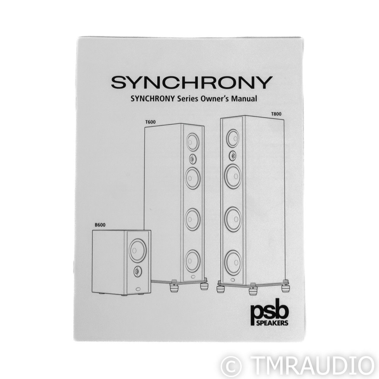 PSB Synchrony B600 Bookshelf Speakers; Black Pair w/ St... 7