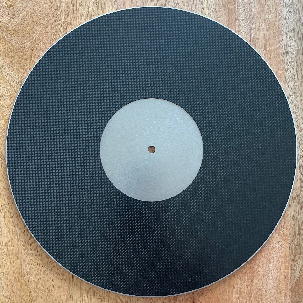 LRC Turntable Mat - Stainless Steel & Carbon Fiber