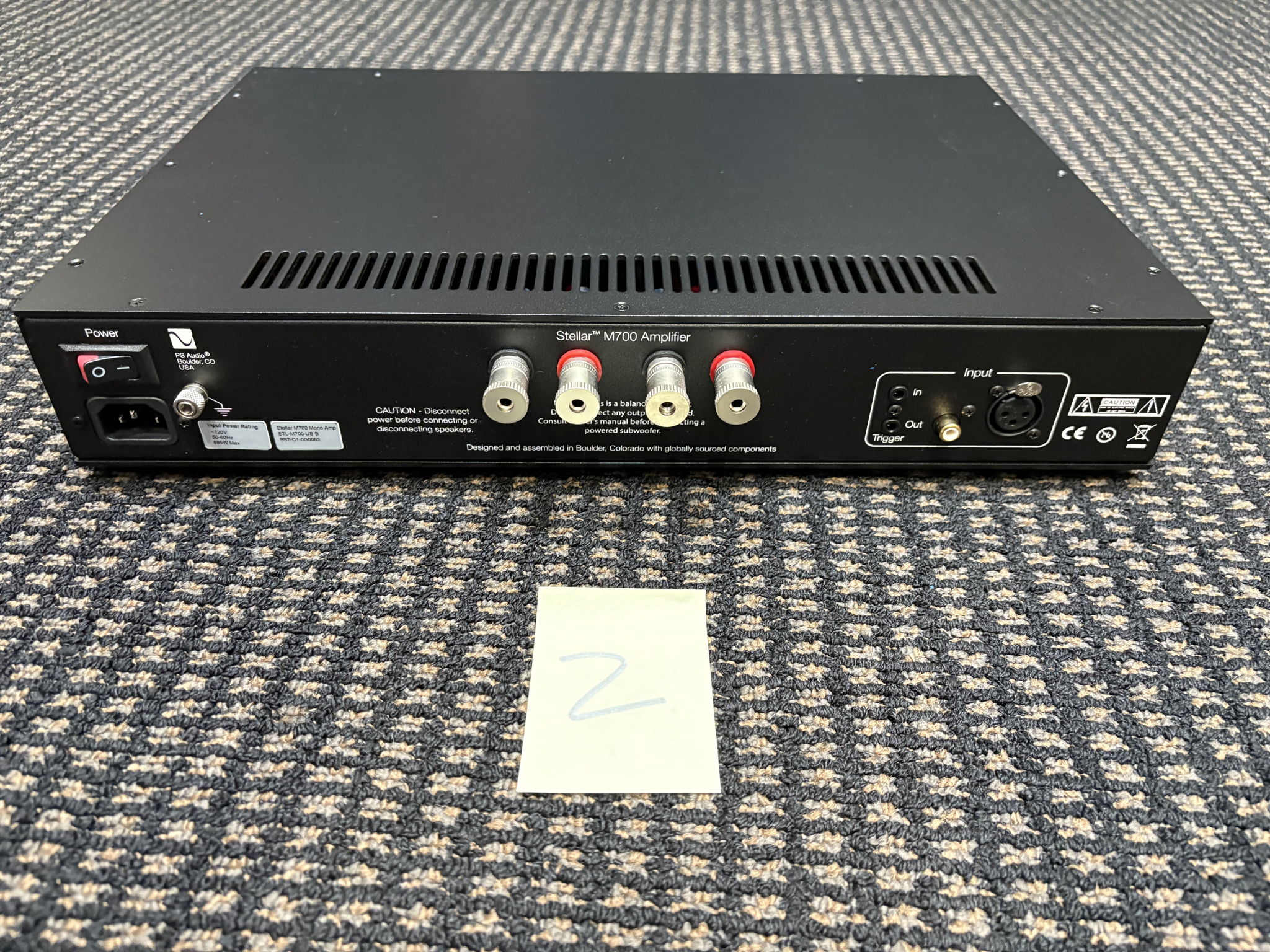 PS Audio Stellar M700 Monoblock Amplifier Amp Pair in B... 4