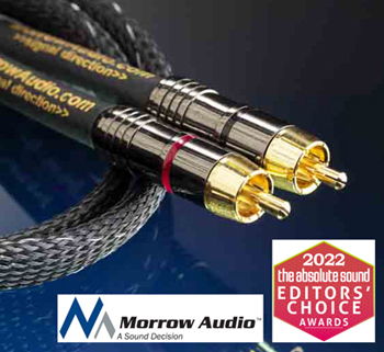 Editors Choice Award - 4 Years in a Row - Morrow Audio