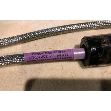 Black Sand Audio Violet Z1 MKII Pair of 2M Power Cables