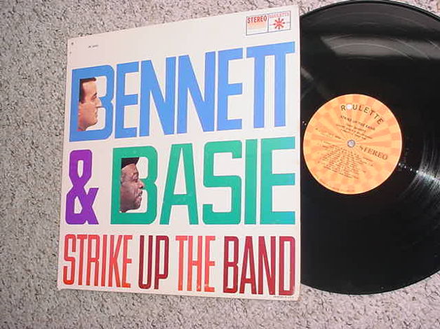 Bennett & Basie lp record - strike up the band Roulette...