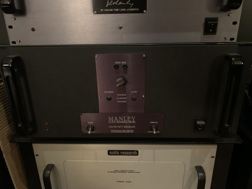 Manley Studio Reference 240 Mono Blocks  Re-tubed and Serviced by Manley