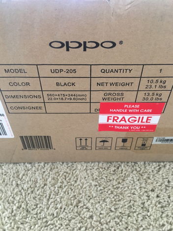 OPPO UDP-205  Audiophile Bluray Player