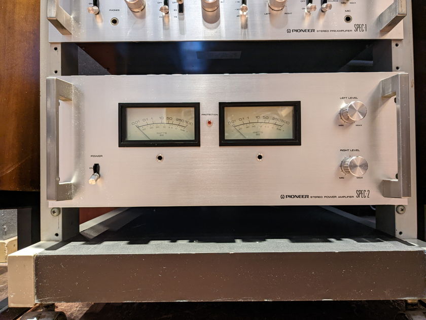 Vintage Pioneer Spec Rack System - Pioneer Spec-1, Spec-2,  SG-9500, TX-9500, RT-901 - Excellent Condition